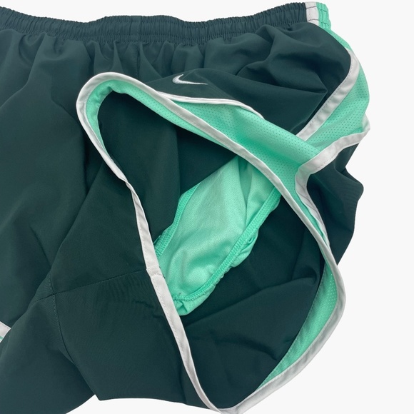 Nike Tempo‎ Brief Lined Dri-Fit Green Running Shorts - Picture 4 of 9
